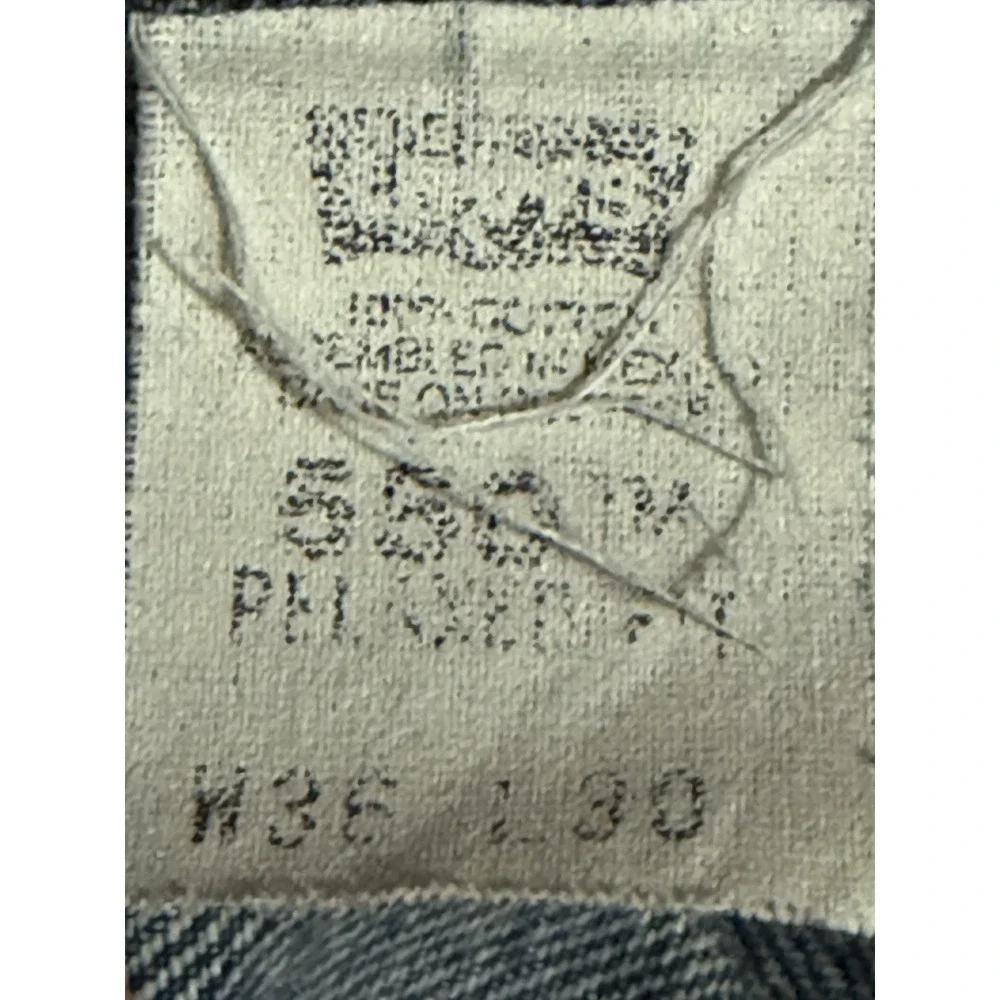Levi's 550 Men's Jeans 36x30 Relaxed Fit Red Tab Denim Blue